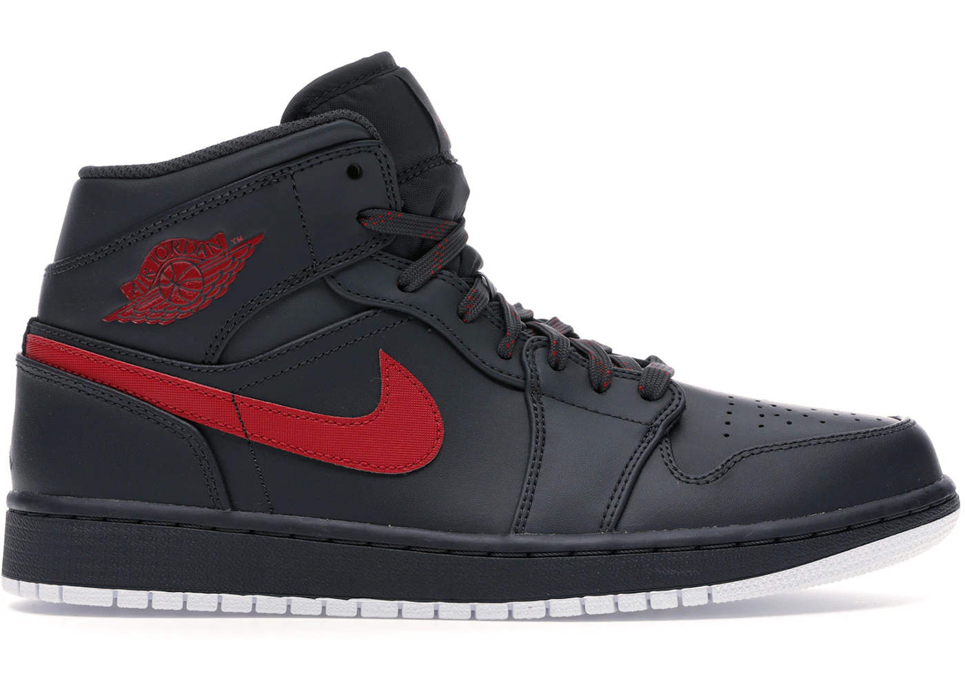 Jordan Retro Mid Anthracite Gym Red Men's 554724-045 US