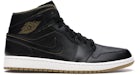Jordan 1 Retro Mid Black Metallic Gold