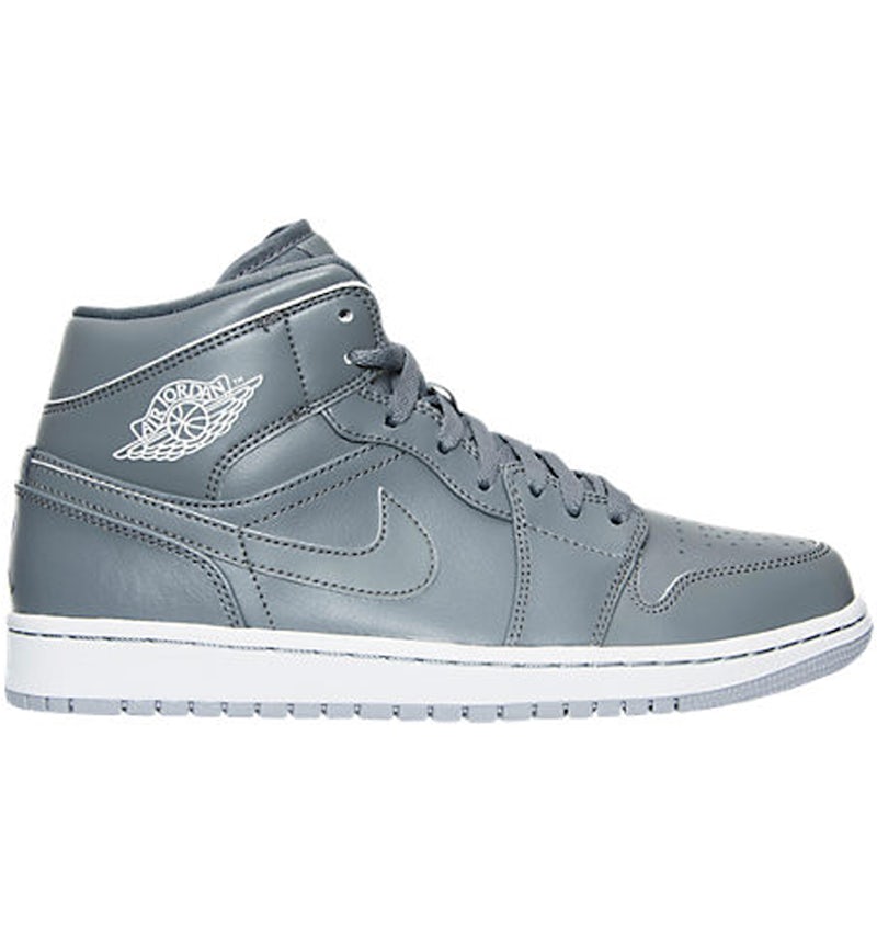 Jordan 1 Retro Mid Cool Grey 2015 Men s 554724 031 US