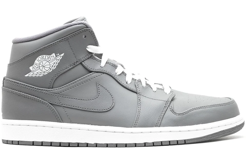 Jordan 1 Retro Mid Cool Grey Men's - 554724-014 - US