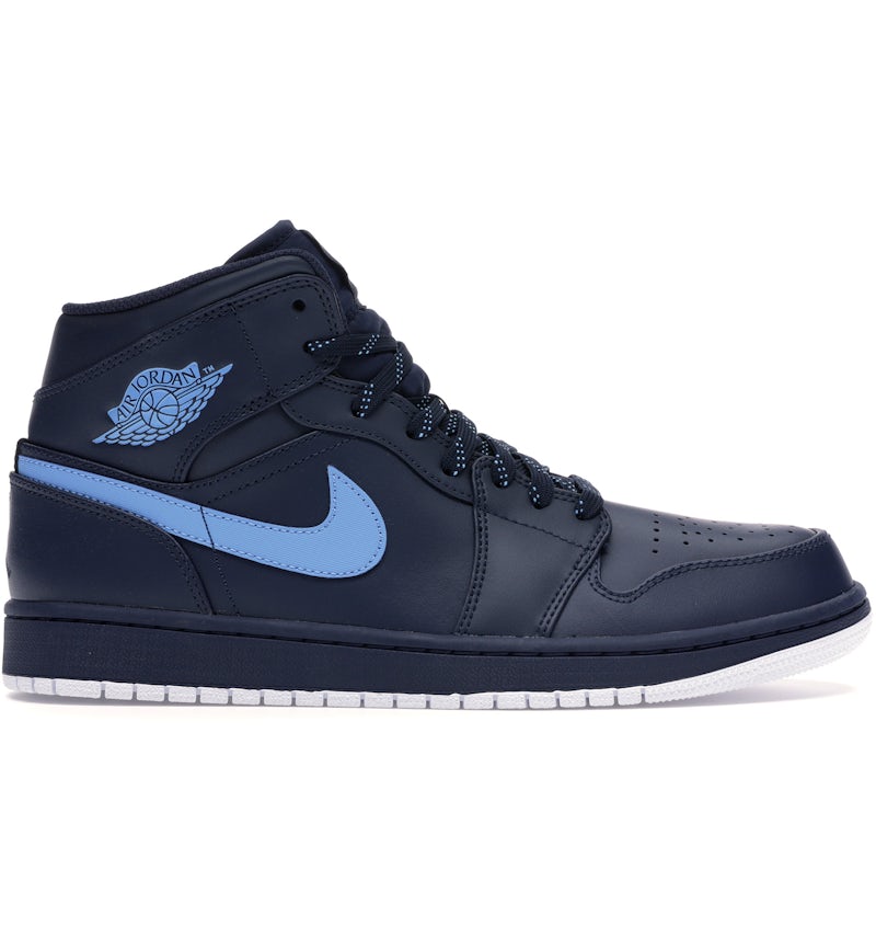 Jordan Retro Mid Obsidian University Blue Men's 554724-405 US