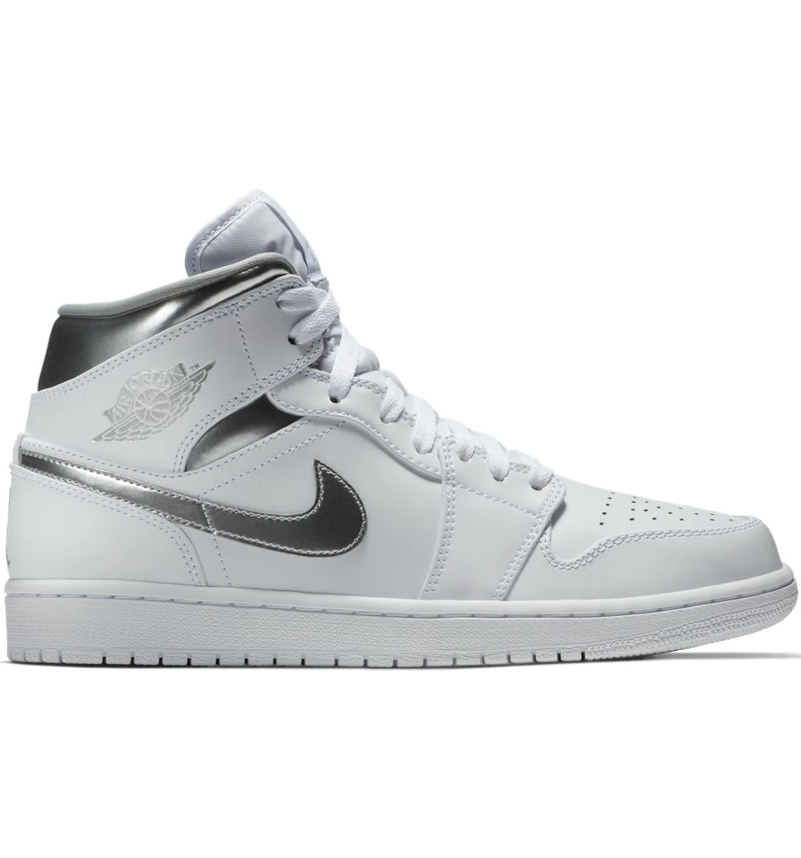 Silver and white jordan 1 hotsell