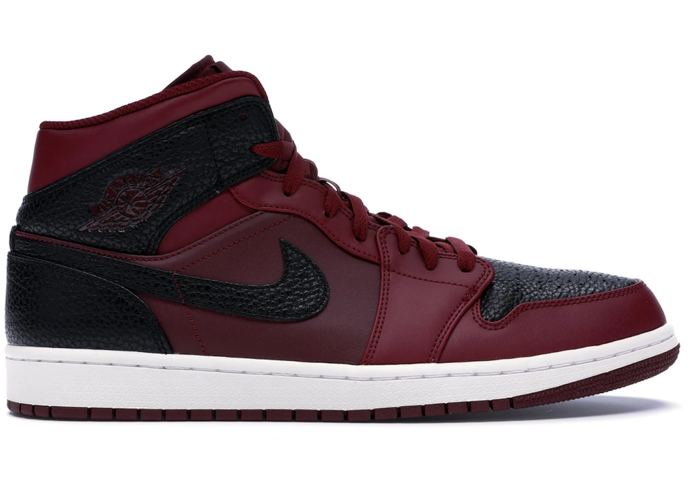 Jordan 1 high top red and black deals