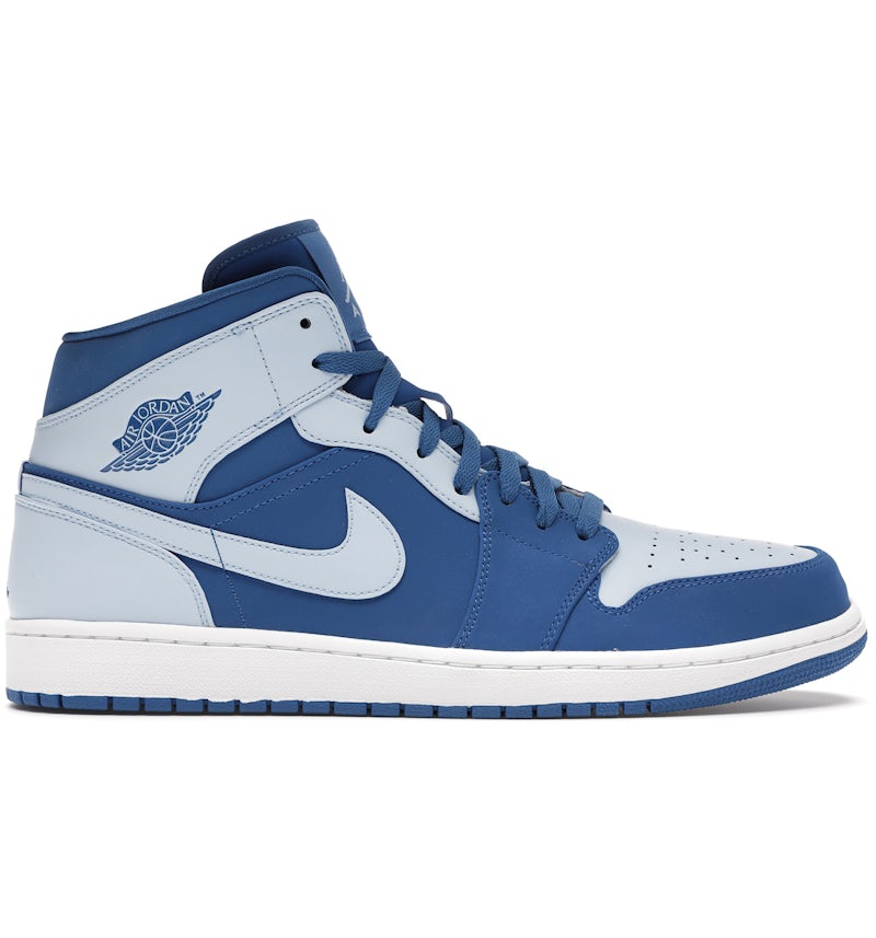 Jordan Retro Mid Team Royal Ice Blue Men's 554724- 400 US