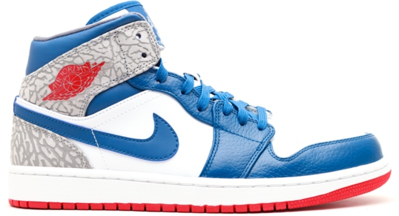 Jordan 1 Retro Mid Blu Vero