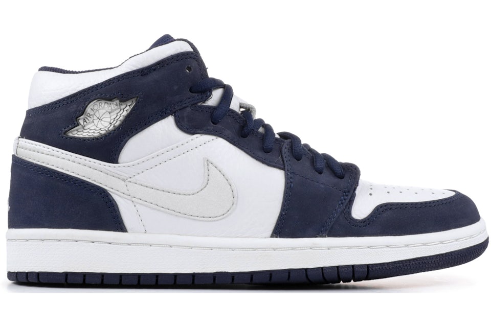 Air jordan 1 cheap navy blue and white