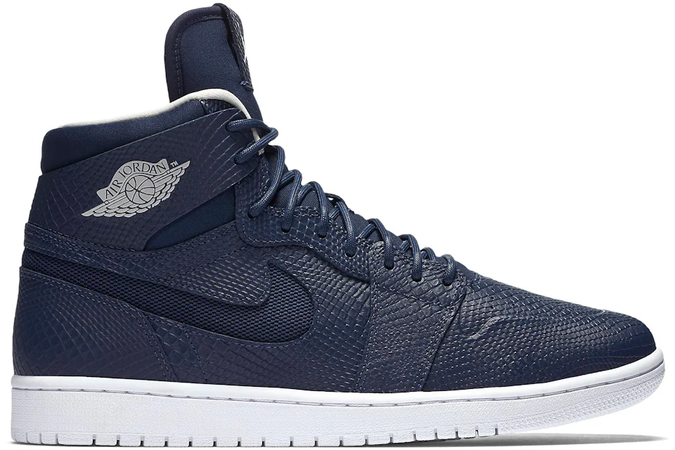 Jordan 1 Retro Nouveau Navy Snake Men s 819176 407 US