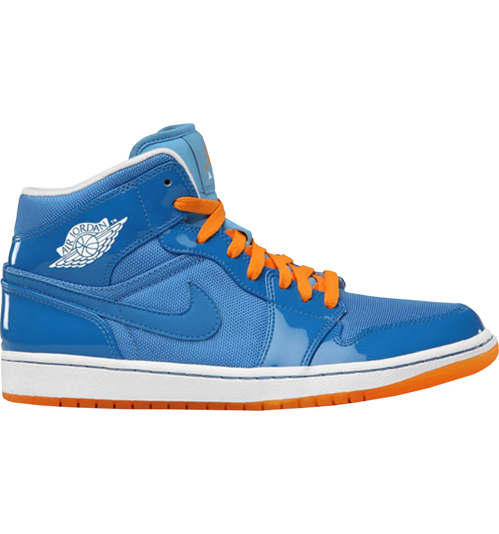 Nike air jordan blue and shop orange