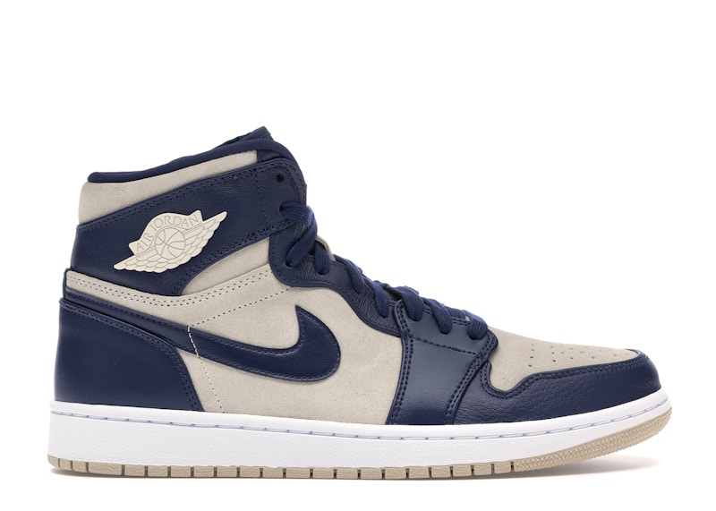 jordan retro 1 navy blue and white