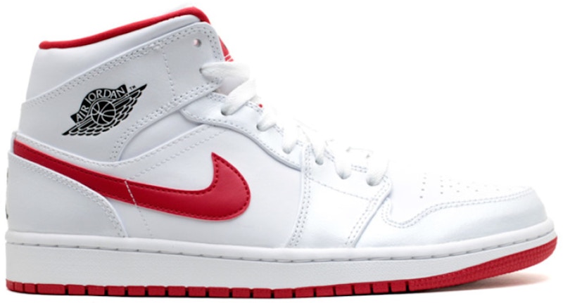 red and white jordan 1