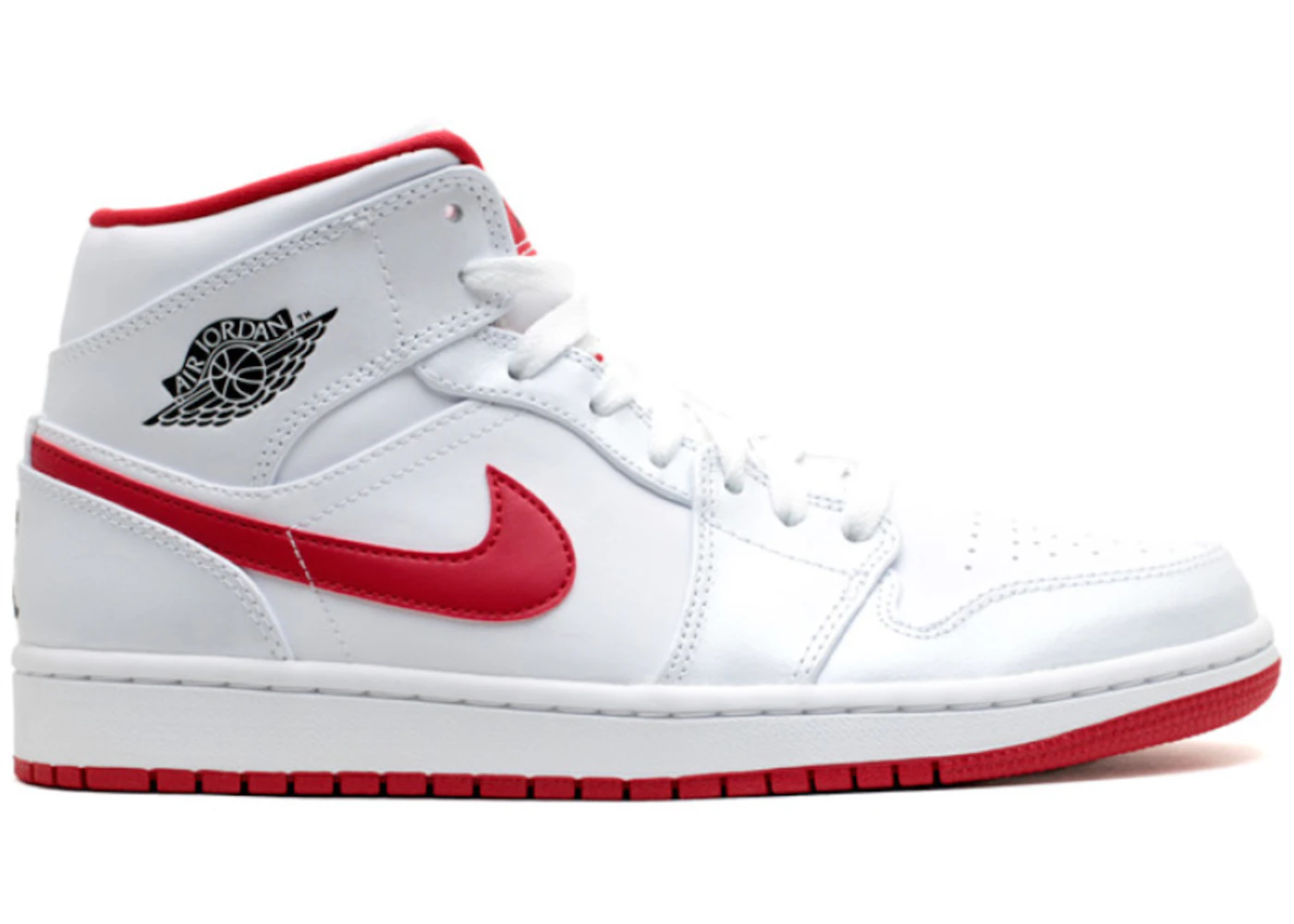 Jordan white and red clearance