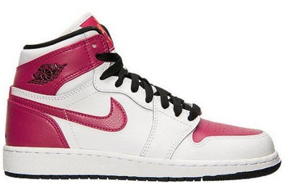 Jordan 1 Retro White Sport Fuchsia Gs 108 Jordan 1 Retro White Sport Fuchsia Gs 108