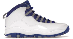 Jordan 10 white black and blue Clearance