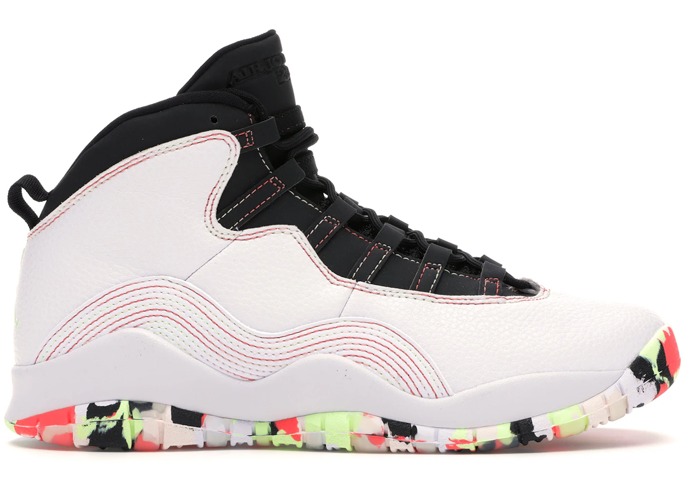 Jordan 10 Retro White Barely Volt Ember Glow (GS) BV1843-176 US