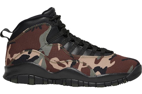 Jordan 10 Retro Woodland Camo Men s 310805 201 US