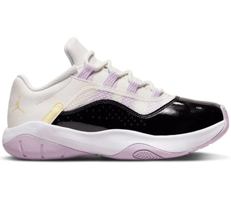 Purple and best sale black jordans 11