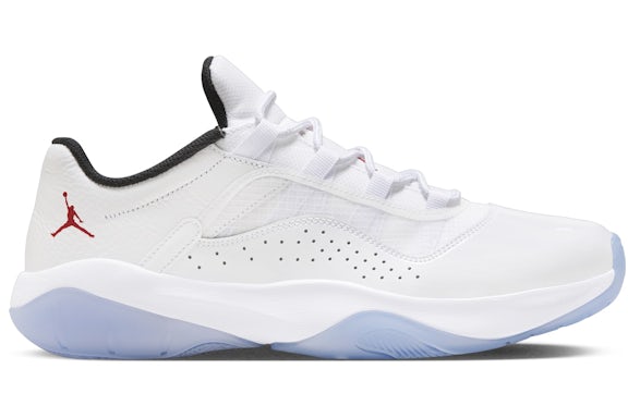 Jordan 11 CMFT Low White Black Varsity Red