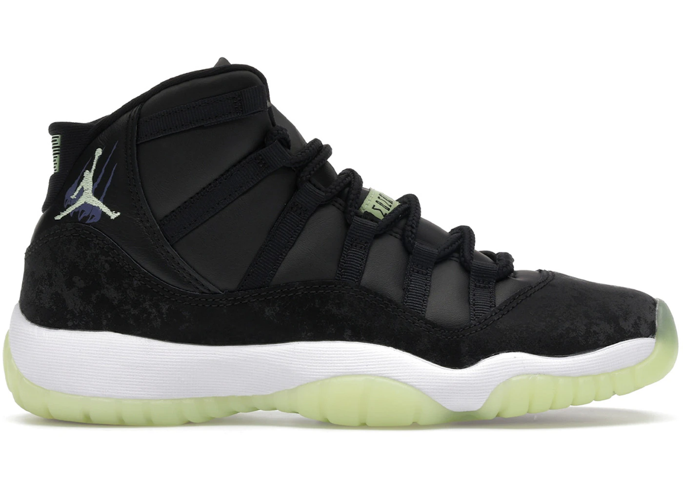 Jordan 11 Retro Black Barely Volt (GS)