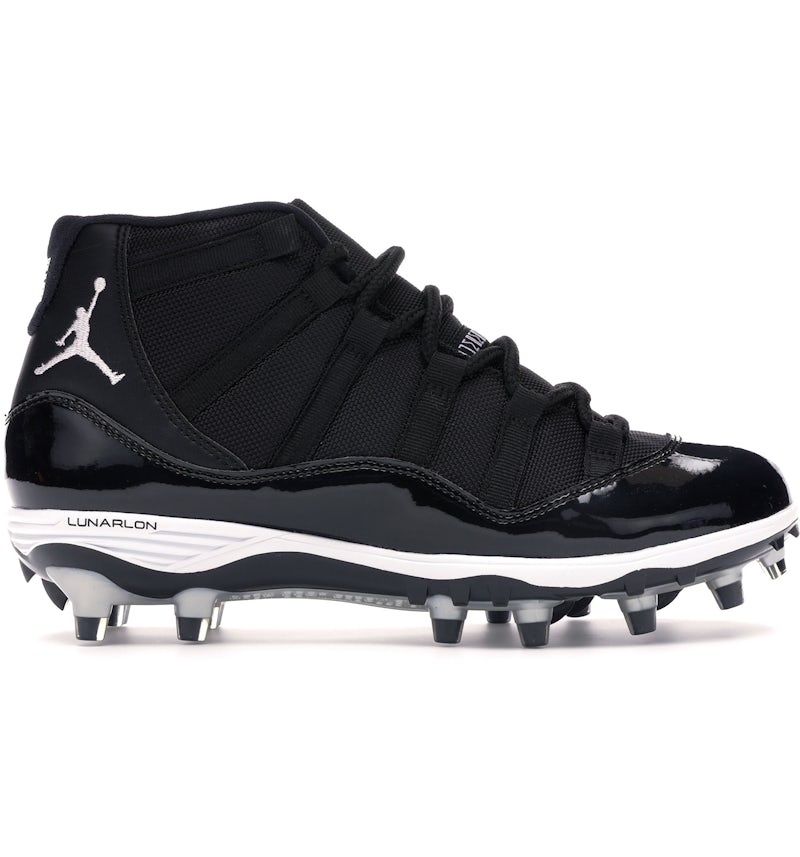 Jordan 11 Concord Football Cleats Jordan 11 Retro Cleat Black