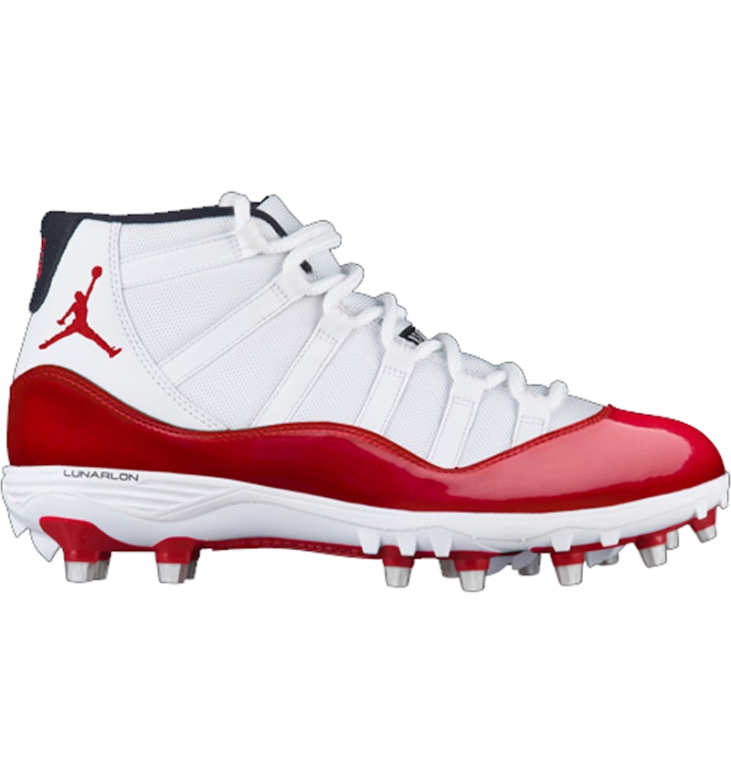 Jordan 11 Retro Cleat White Red Men s AO1561 101 US