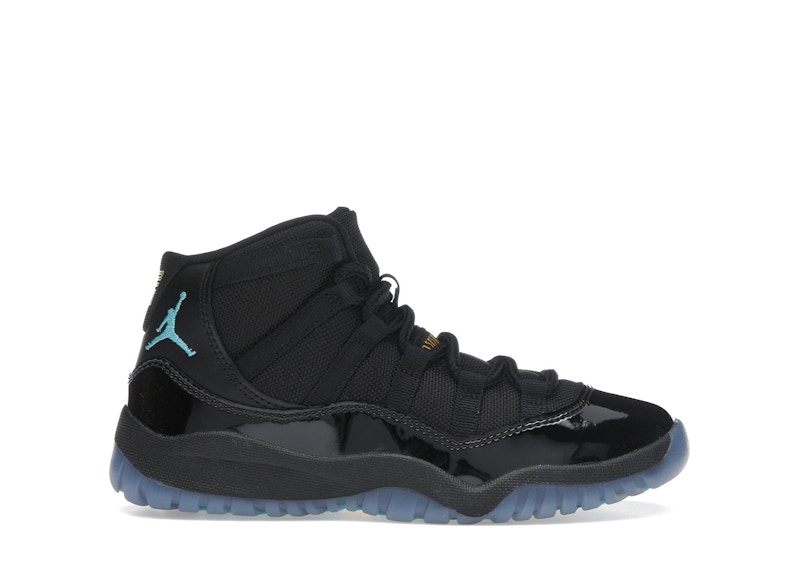 Jordan 11 Retro (2025) Sneakers in Black/Gamma Blue/Varsity Maize