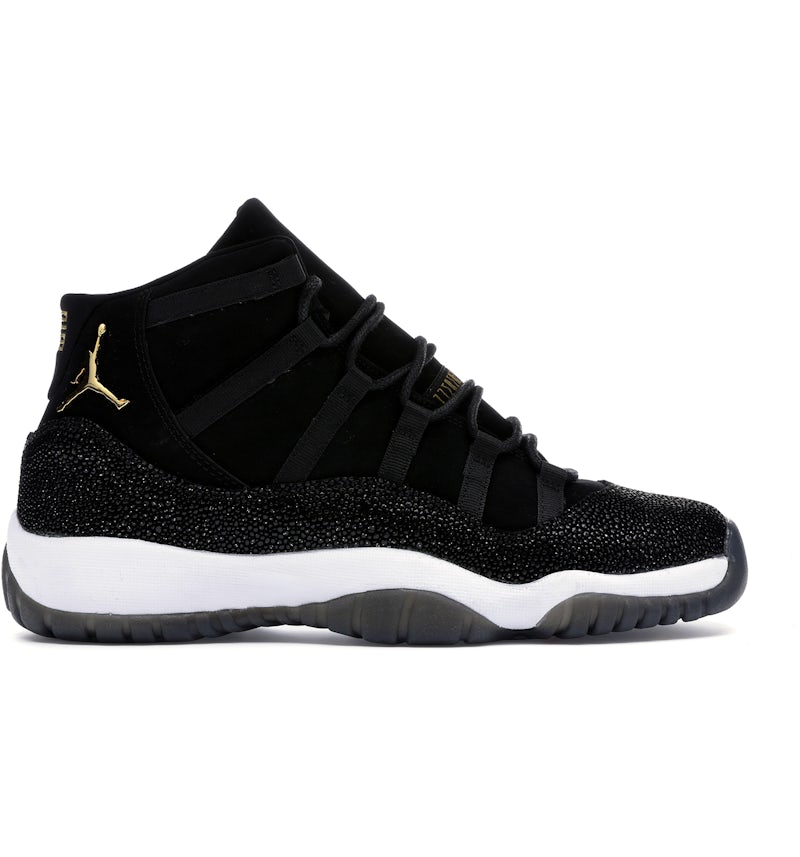 Jordan 11 Retro Heiress Negro Stingray (para escolares) 852625