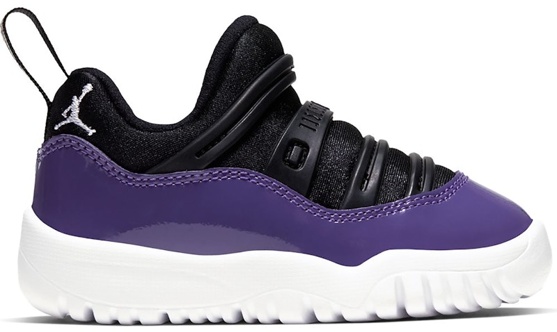 black and purple 11s