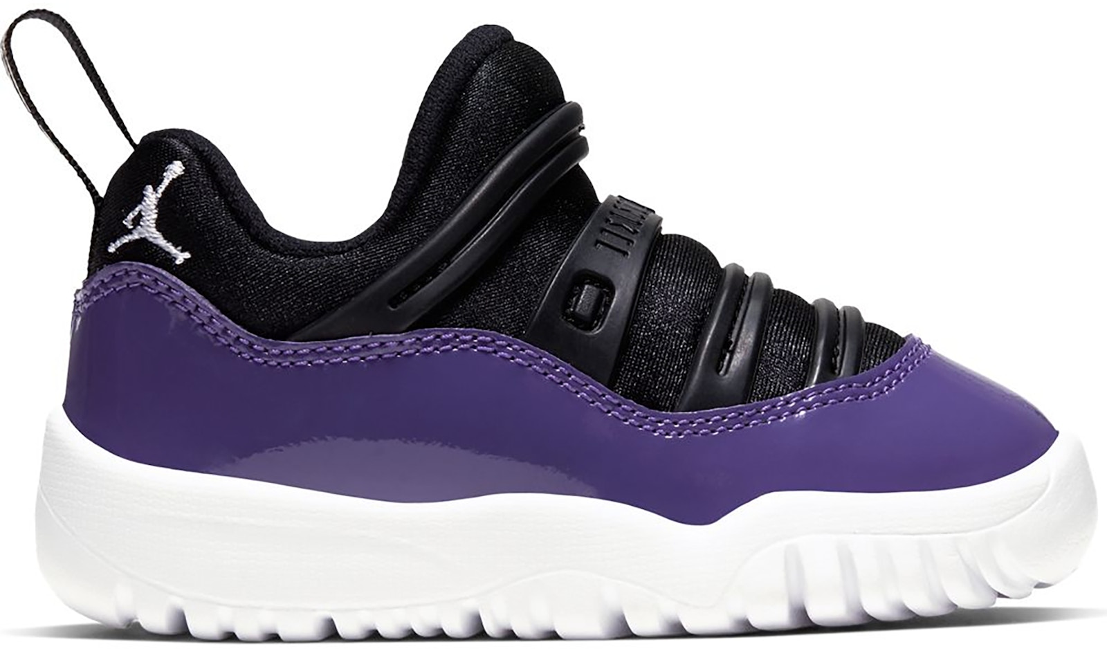 Jordan 11 Retro Little Flex Black Court Purple (TD) - BQ7102-005