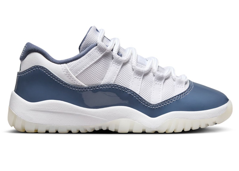 Baby blue jordan 11 low deals