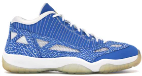 Jordan 11 bajito azul con blanco hotsell