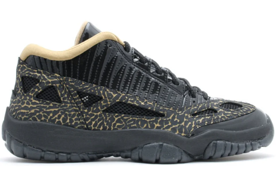 Jordan 11 Retro Low IE Black Metallic Gold Women s 316318 071 US