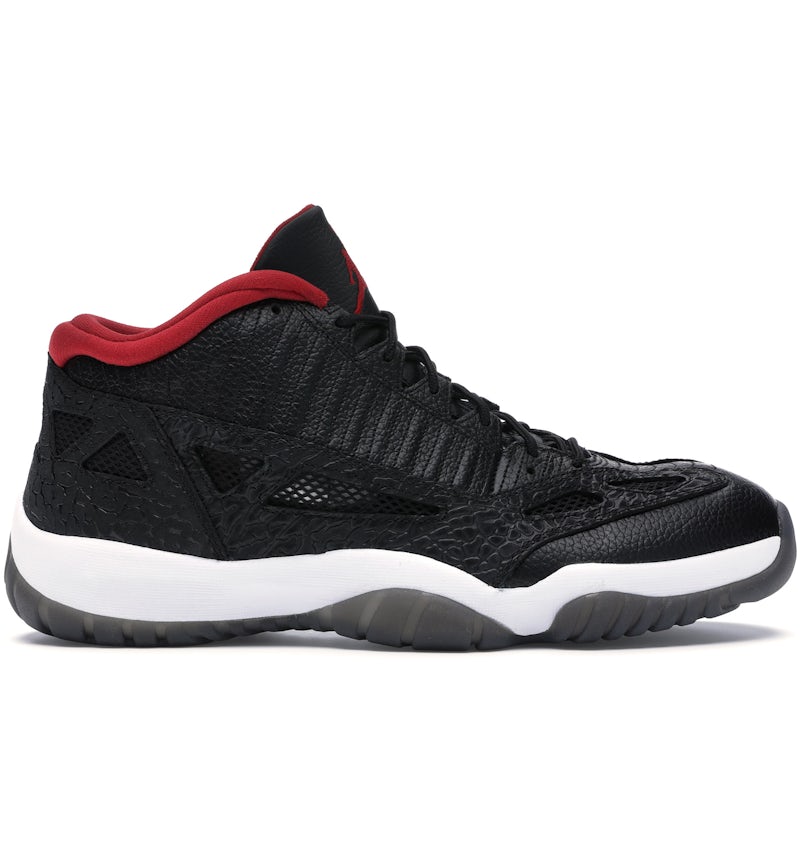 Jordan 11 Retro Low IE Black Varsity Red (2011) Men's - 306008-001 - US