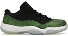 Jordan 11 Retro Bassa Verde Pelle di Serpente