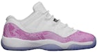 Jordan 11 Retro Basso Rosa Pelle di Serpente (2013) (GS)