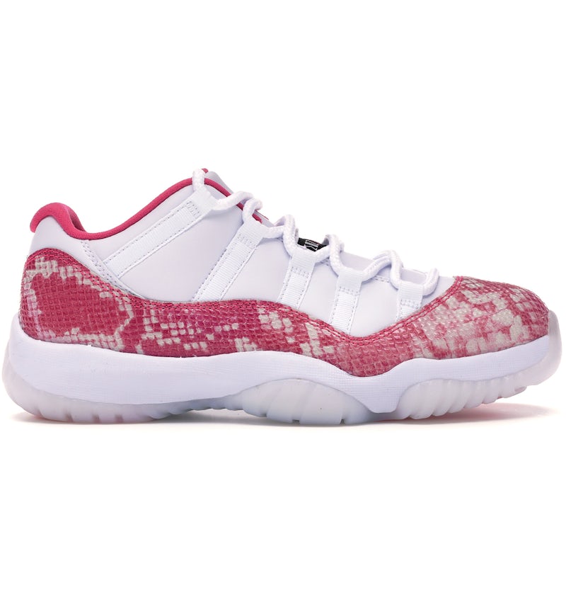 Retro 11 Low Pink Snakeskin Jordans 2019 Light Bone Snakeskin
