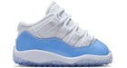 Jordan 11 Retro Low White Black University Blue (TD)