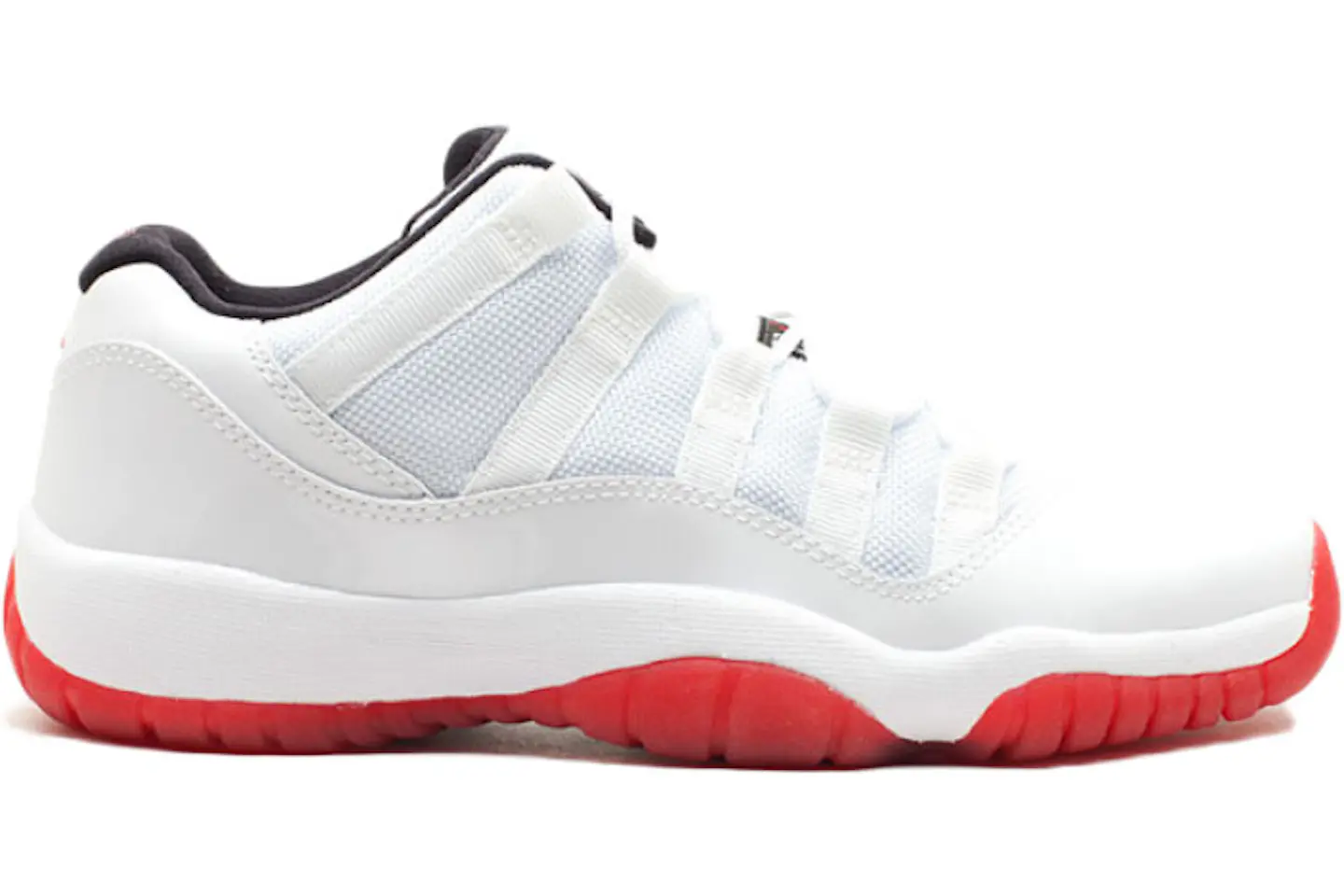 Jordan 11 Retro Low White Varsity Red (GS) Kids' - 528896-101 - US