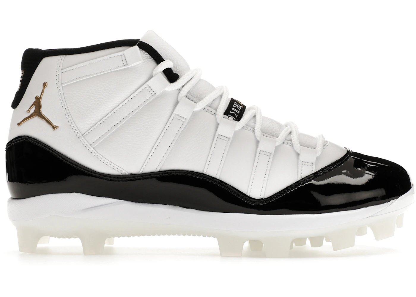 Gratitude Air Jordan 11 White Black Jordan 11 Retro MCS Cleat DMP