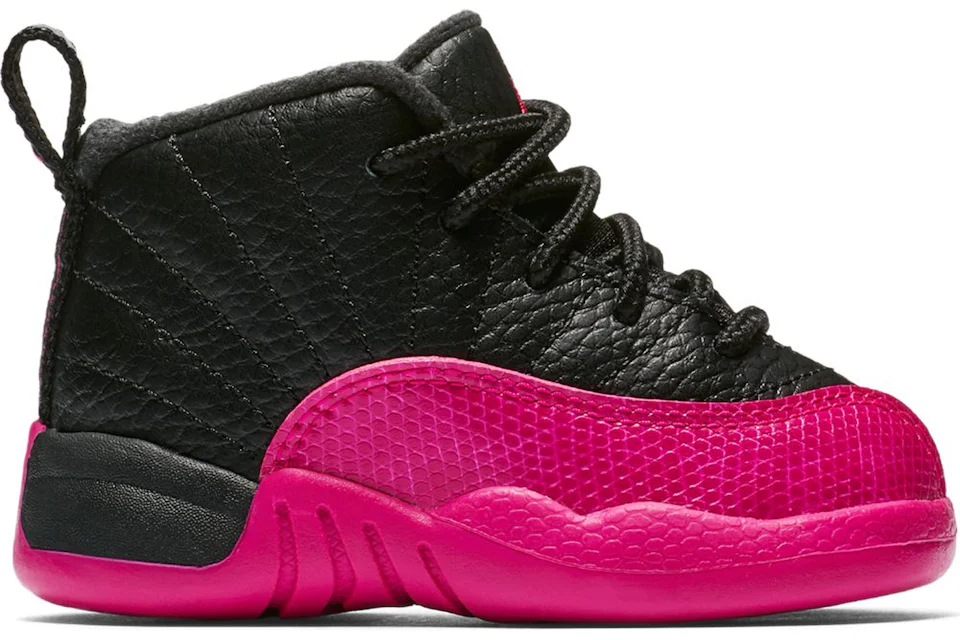 12s black top and pink