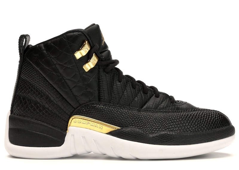 Jordan 12 Retro Black Metallic Gold 