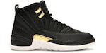 Jordan 12 Retro Negro Metallic Dorado Blanco (de mujer)
