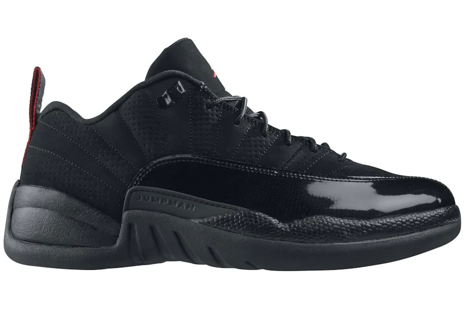 Jordan 12 Retro Low Black Patent Men's - 308317-001 - US