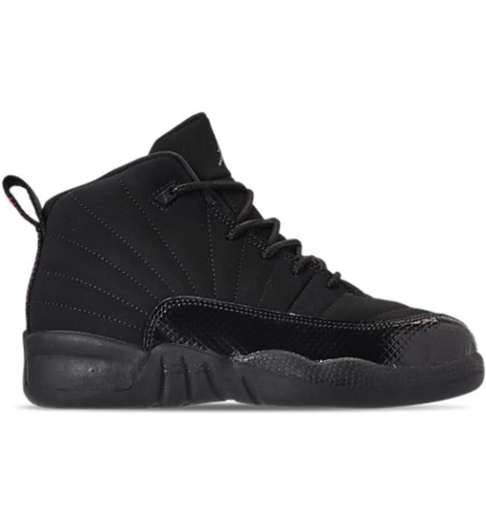Air jordan 12 top retro black and pink