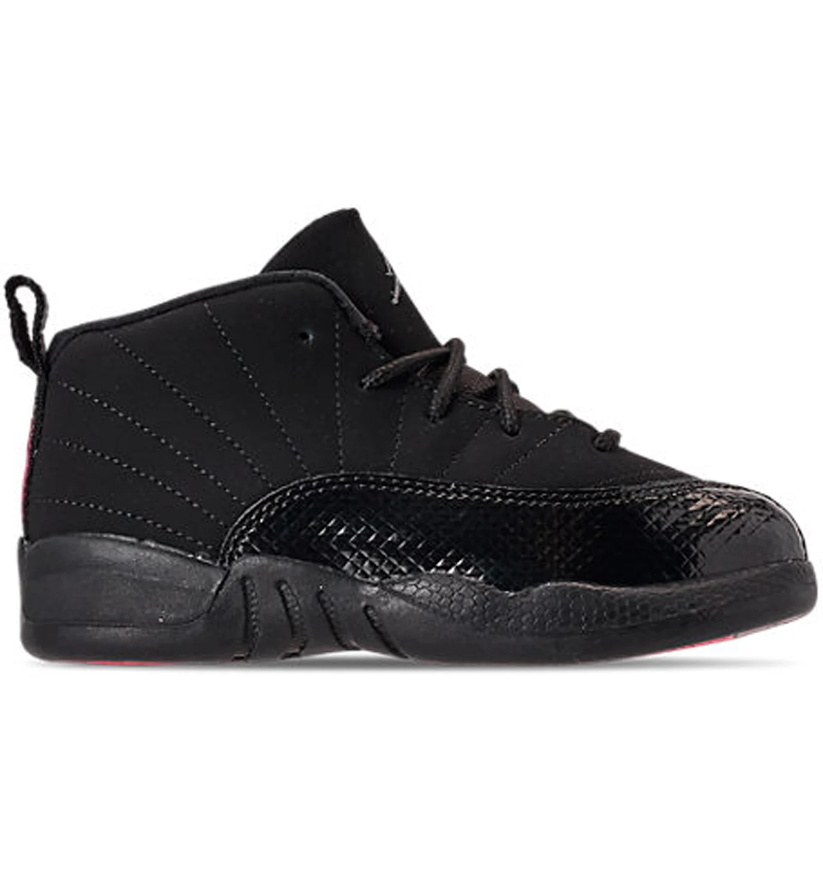 Jordan 12 Retro Black Rush Pink TD Toddler 819666 006 US