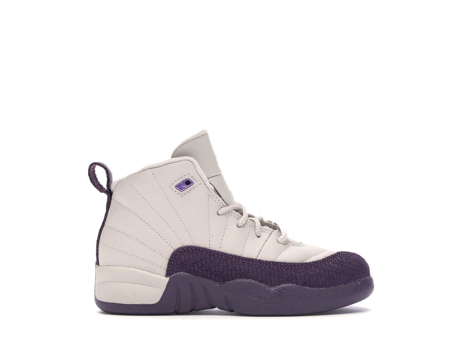 jordan 12 purple and white