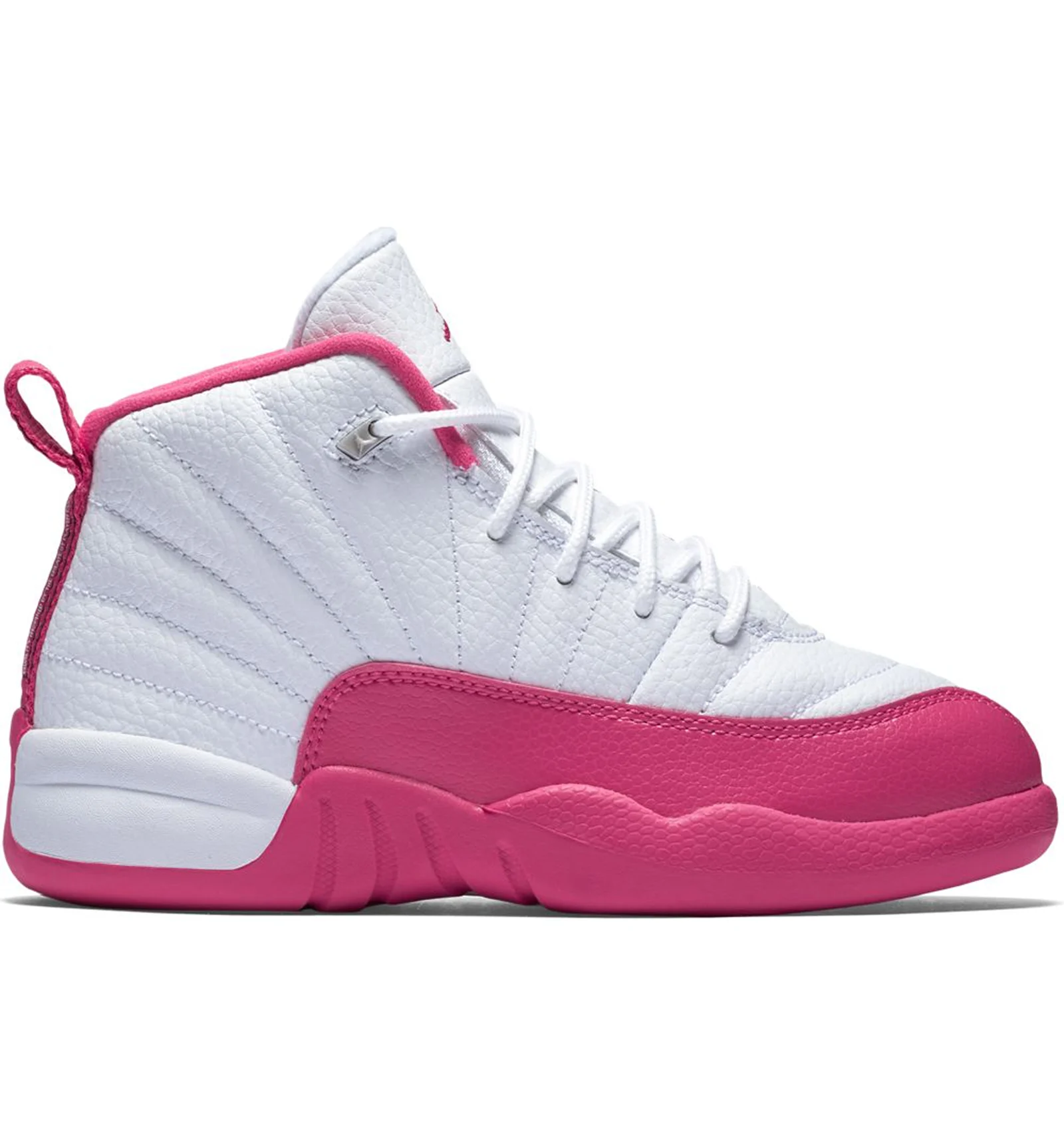 Jordans 12 top pink and gold