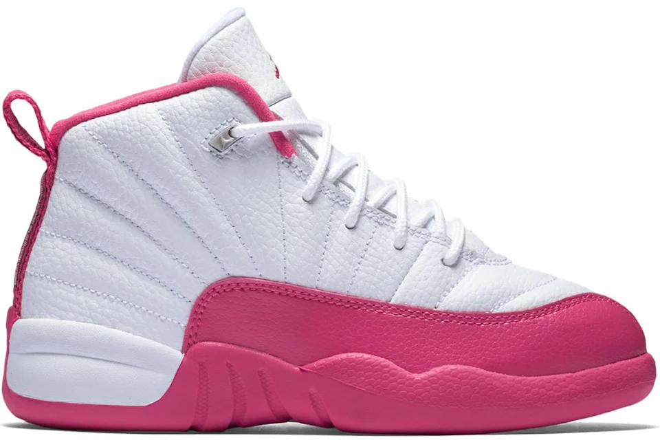 White and online pink jordan 12