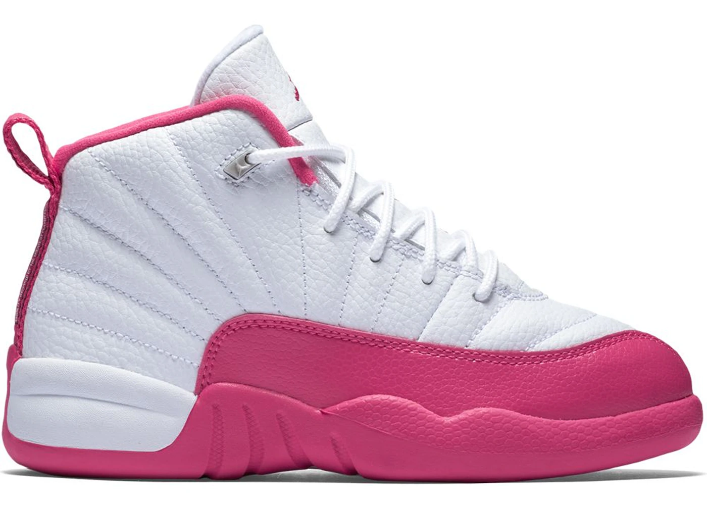 Jordan 12 Retro Dynamic Pink (PS) Kids' - 510816-109 - US