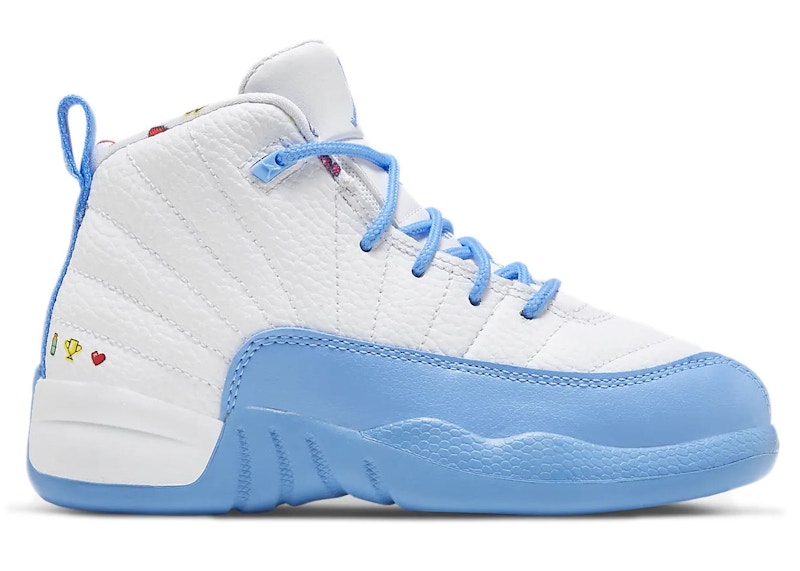 Jordan 12 Retro Emoji (PS) Kids' - DQ4366-114 - US