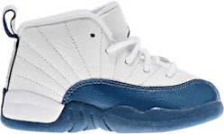 Jordan Air 12 Retro Men's Shoes White/French Blue/Metallic Silver/Varsity  Red 130690-113